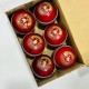 Whitedot Dot 1.0 Red Cricket Leather Ball - 20 Over Whitedot Dot 1.0 Red Cricket Leather Ball - 20 Over
