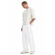 Whitedot Summer Loose fit Polyester Track Pants - White Whitedot Summer Loose fit Polyester Track Pants - White