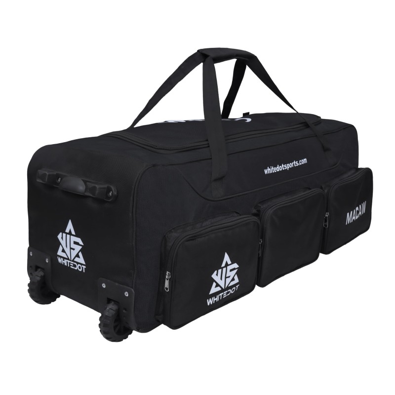 WHITEDOT Macaw Wheelie Cricket Kit Bag WHITEDOT Macaw Wheelie Cricket Kit Bag