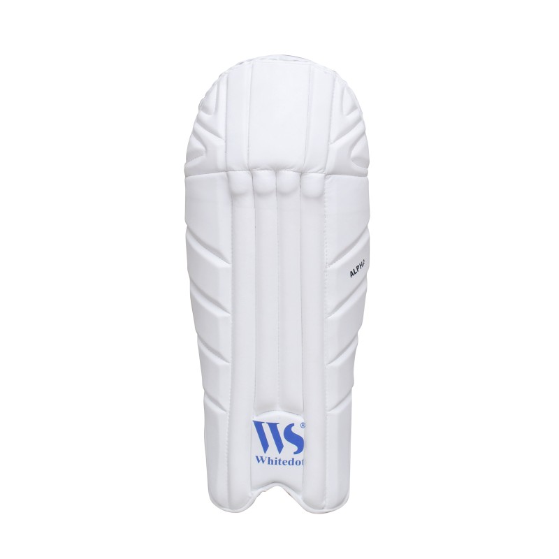 Whitedot Alpha Players White Wicket Keeping Pads