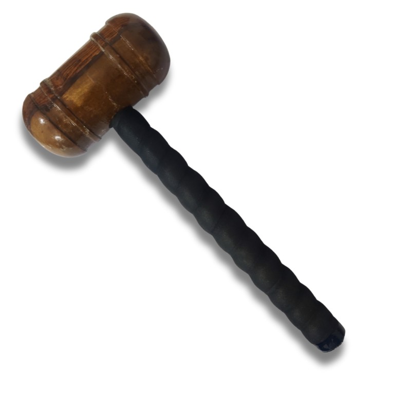 Whitedot Cricket Wooden Mallet with rubber grip Whitedot Cricket Wooden Mallet with rubber grip