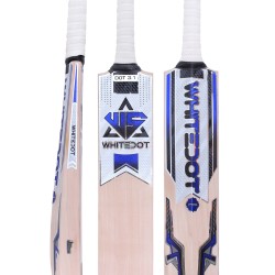 Whitedot Dot 3.1 Blue Kashmir Willow Cricket Bat - Grade 1 Whitedot Dot 3.1 Blue Kashmir Willow Cricket Bat - Grade 1