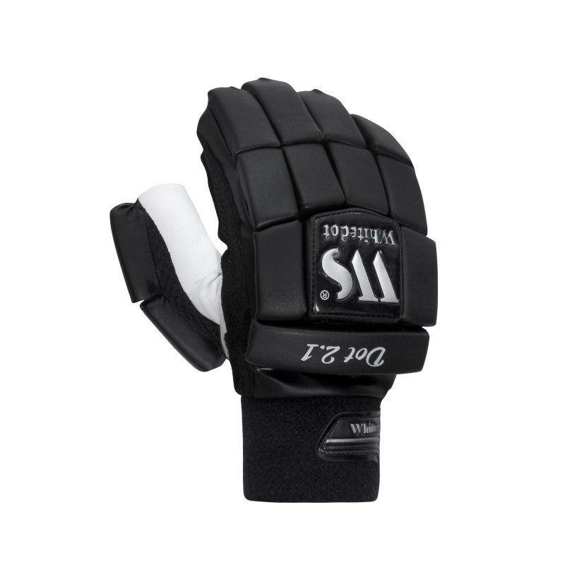 Whitedot Aegis Black Cricket Batting Gloves Whitedot Aegis Black Cricket Batting Gloves